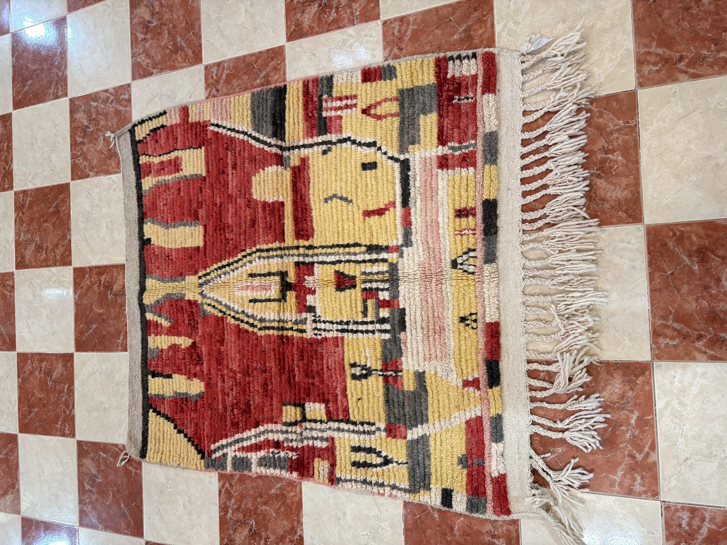 Taznakht Rug, 129 × 144 cm